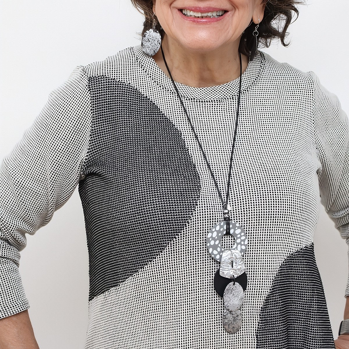 Silver Skye Statement Pendant - Sylca Designs - Chunky Jewelry
