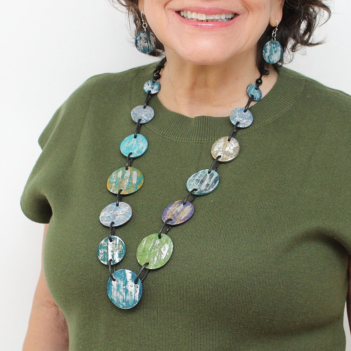 Ocean Blues Maren Necklace - Sylca Designs - Chunky Jewelry