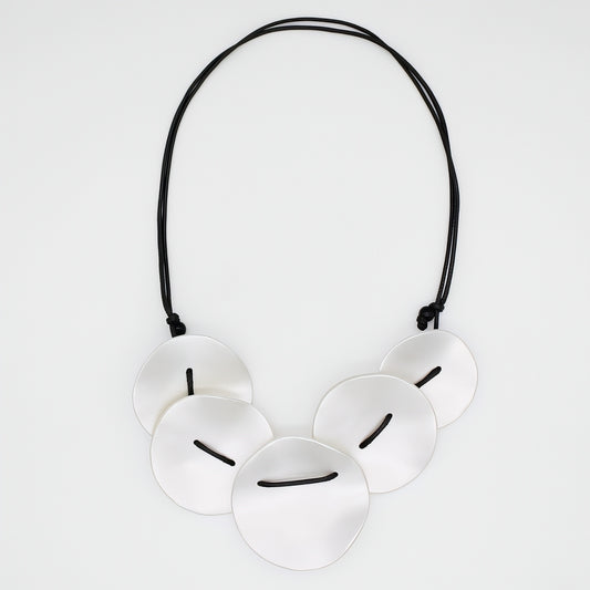 Pearl Opaline Drift Necklace - Sylca Designs - Chunky Jewelry