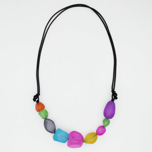 Colorwave Statement Necklace - Sylca Designs - Chunky Jewelry