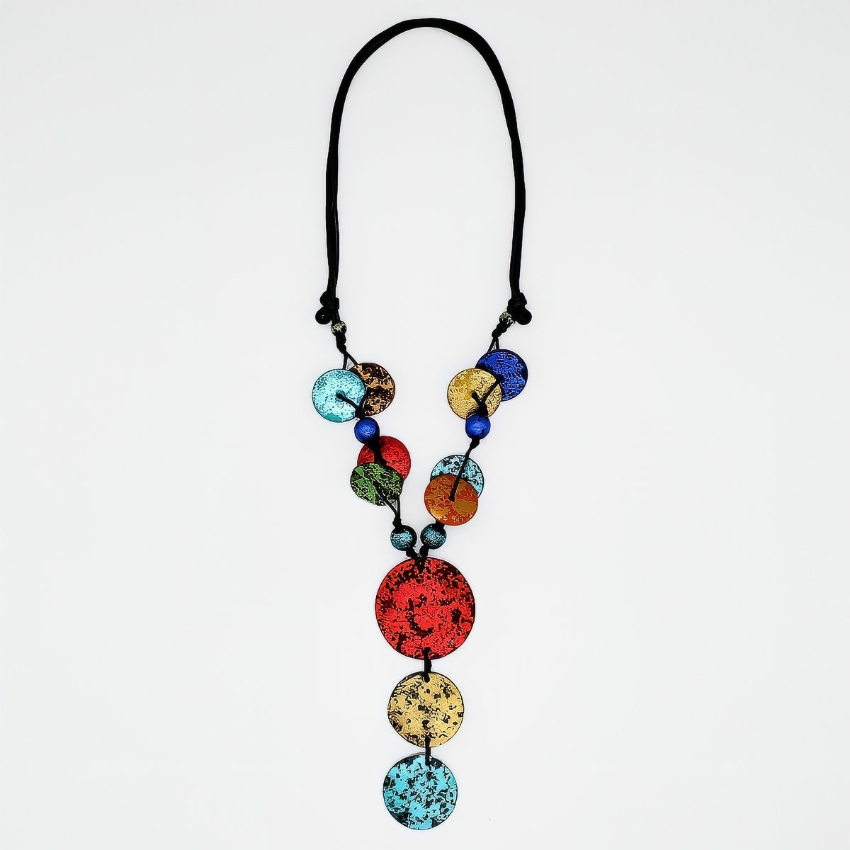 Coastal Radiance Multi Color Necklace - Sylca Designs - Chunky Jewelry