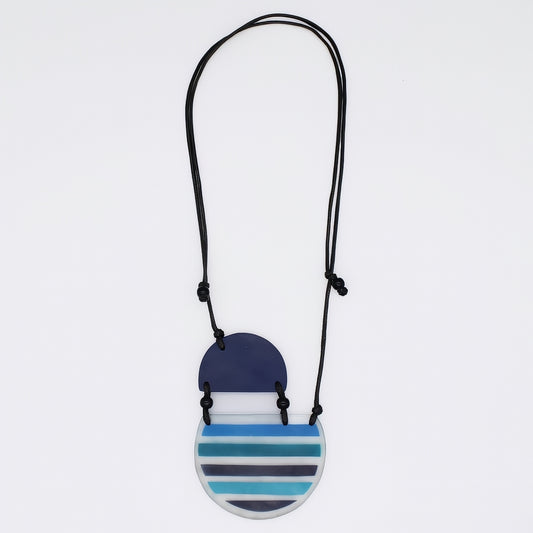 Blue Contemporary Eleni Pendant