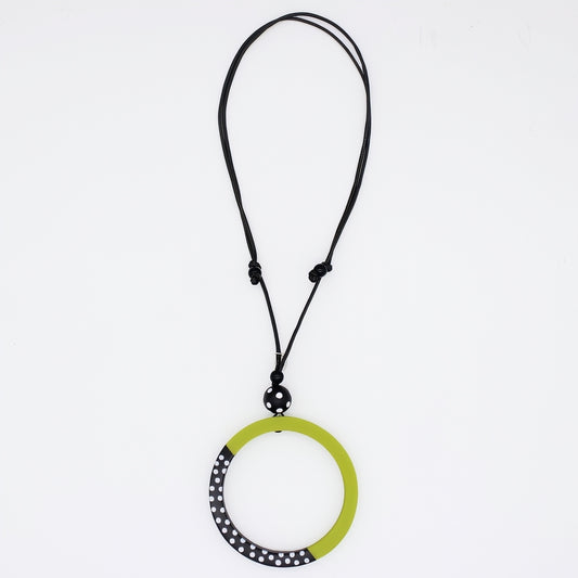 Lime Inez Pendant Necklace