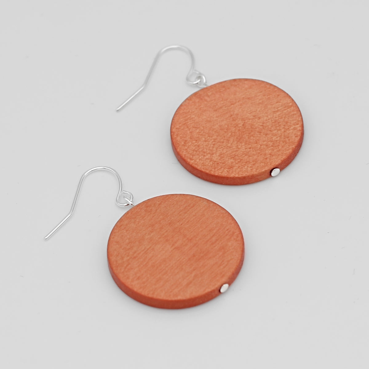 Peach Dot Rosie Earrings - Sylca Designs - Chunky Jewelry