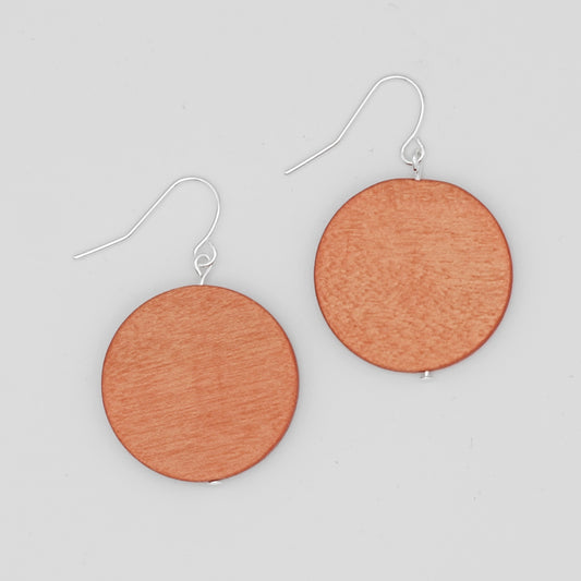 Peach Dot Rosie Earrings - Sylca Designs - Chunky Jewelry