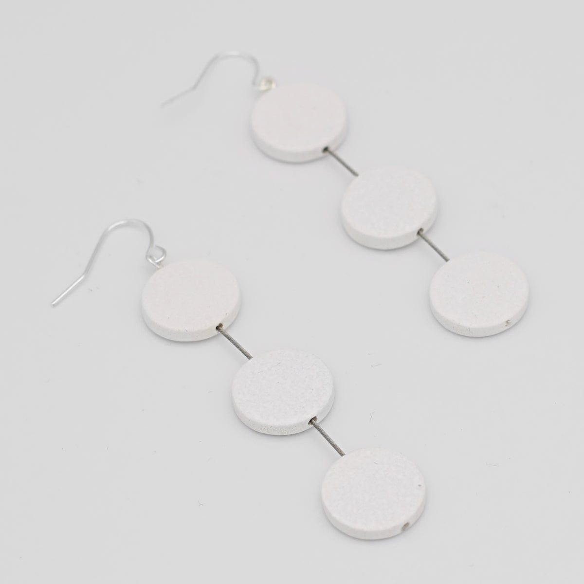 White Ashlyn Dangle Earring