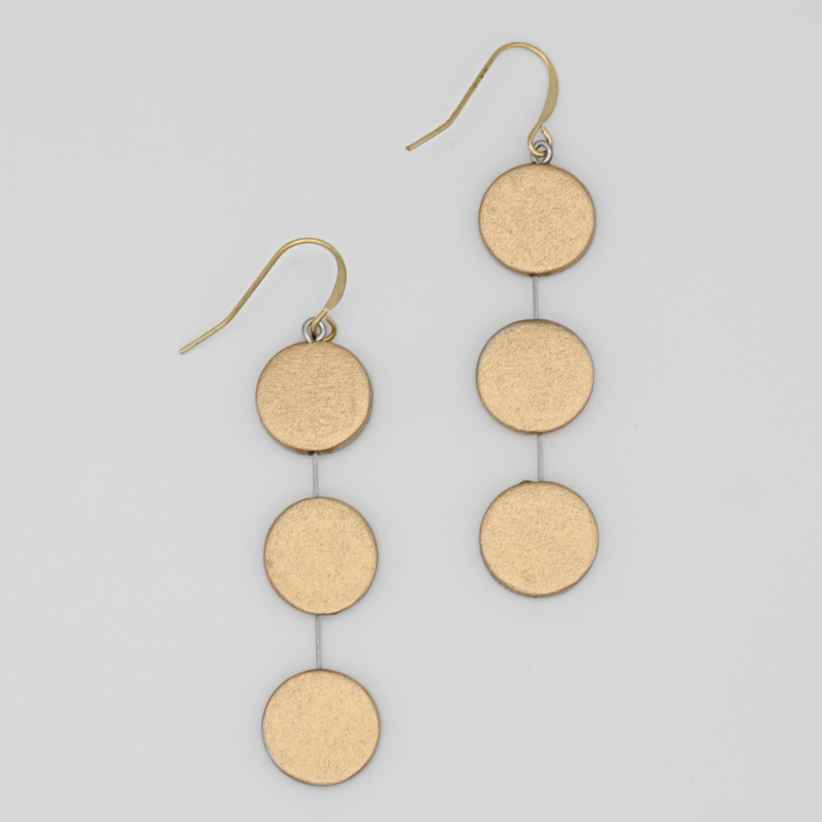 Gold Ashlyn Dangle Earring - Sylca Designs - Chunky Jewelry