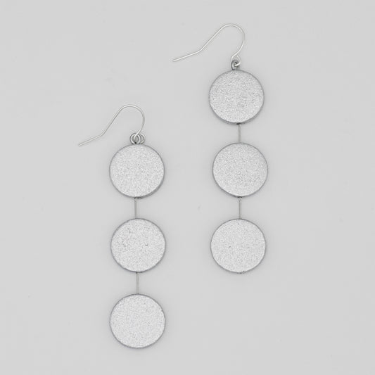 Silver Ashlyn Dangle Earring - Sylca Designs - Chunky Jewelry