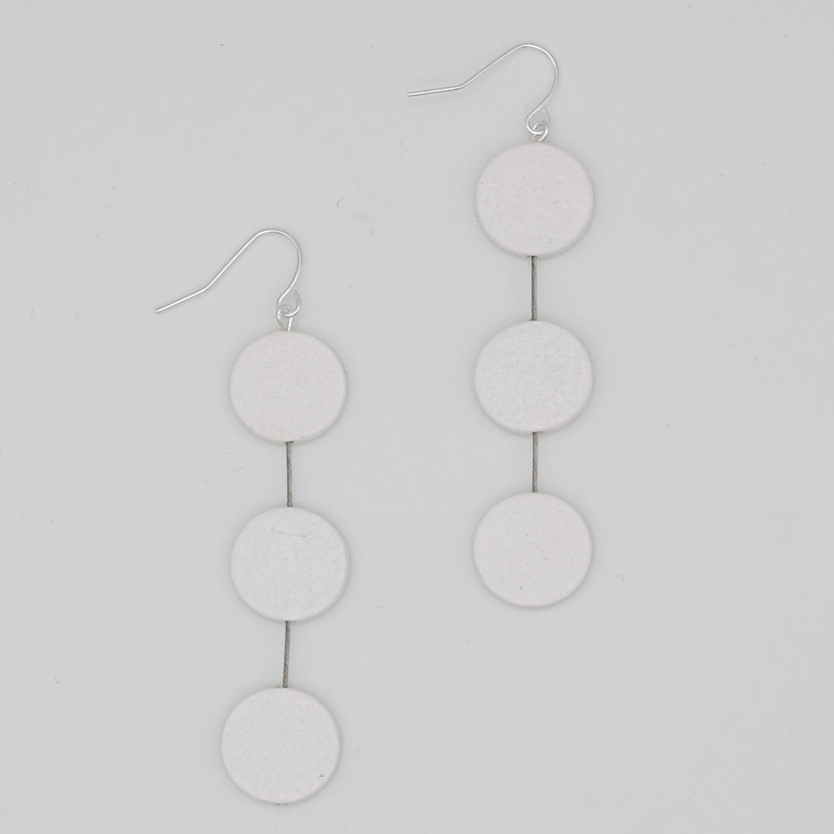 White Ashlyn Dangle Earring