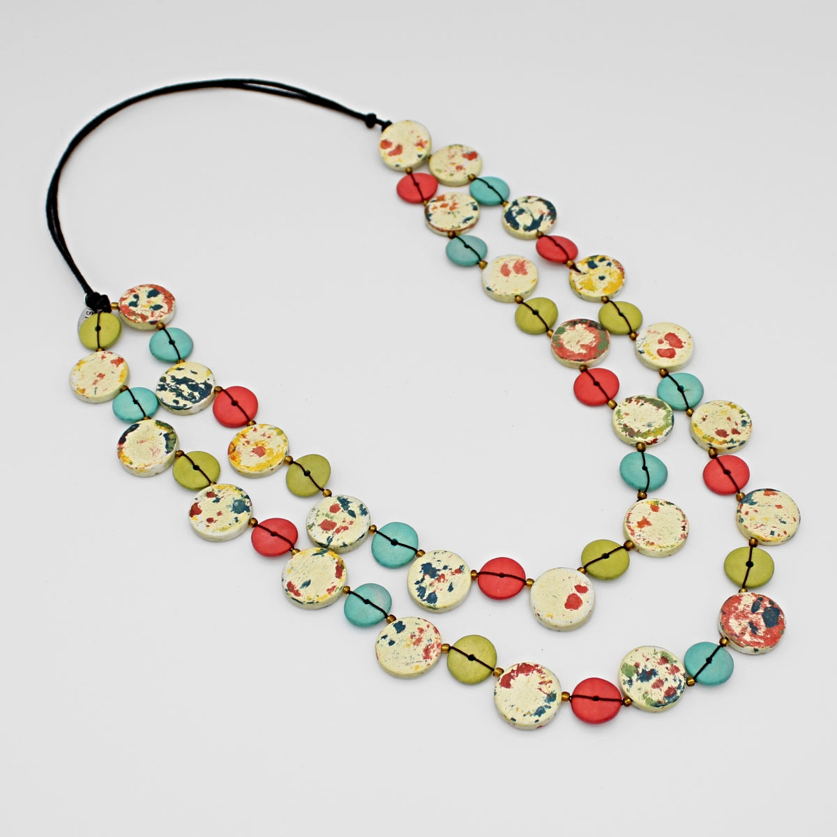 Double Strand Splatter Necklace