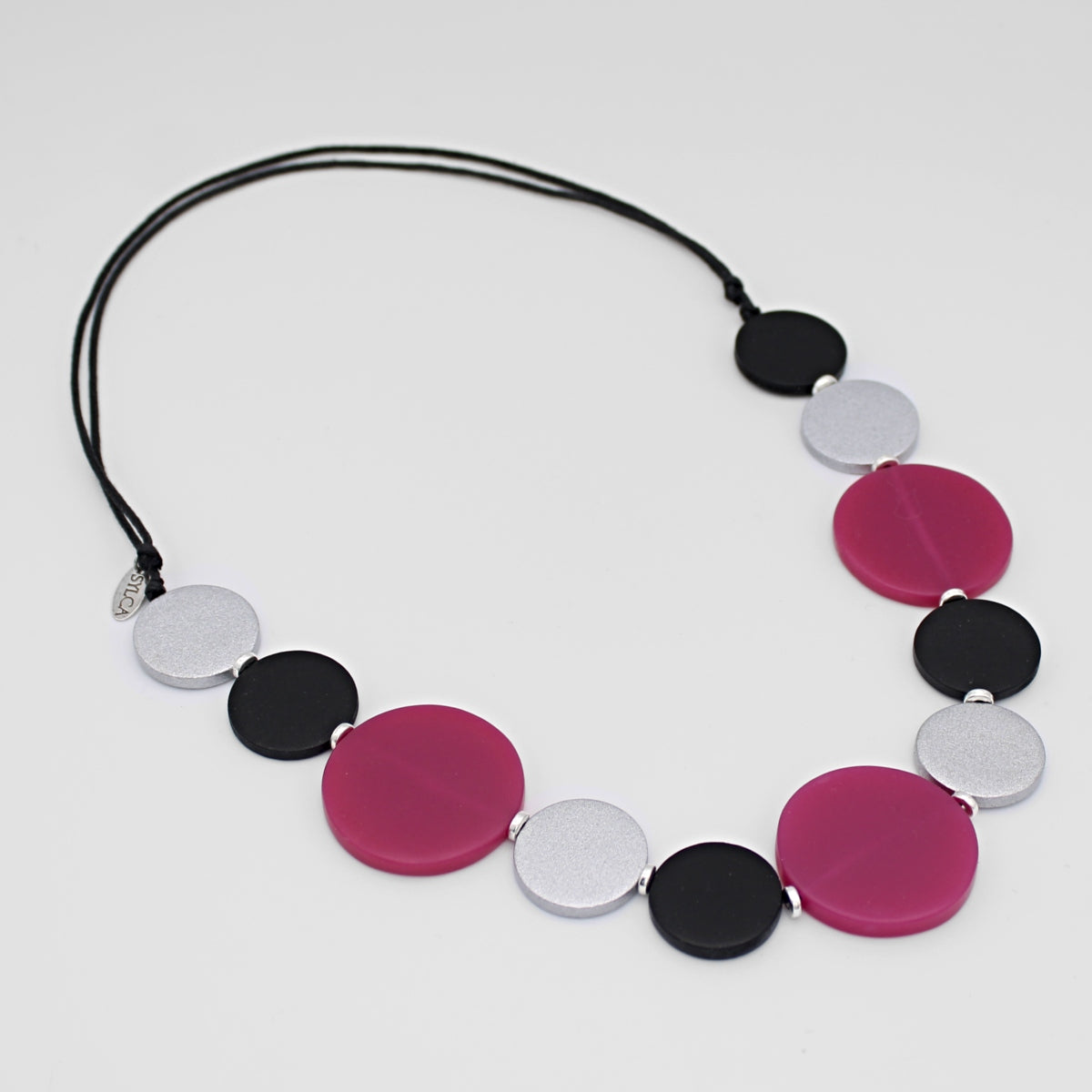 Fuchsia Jade Necklace