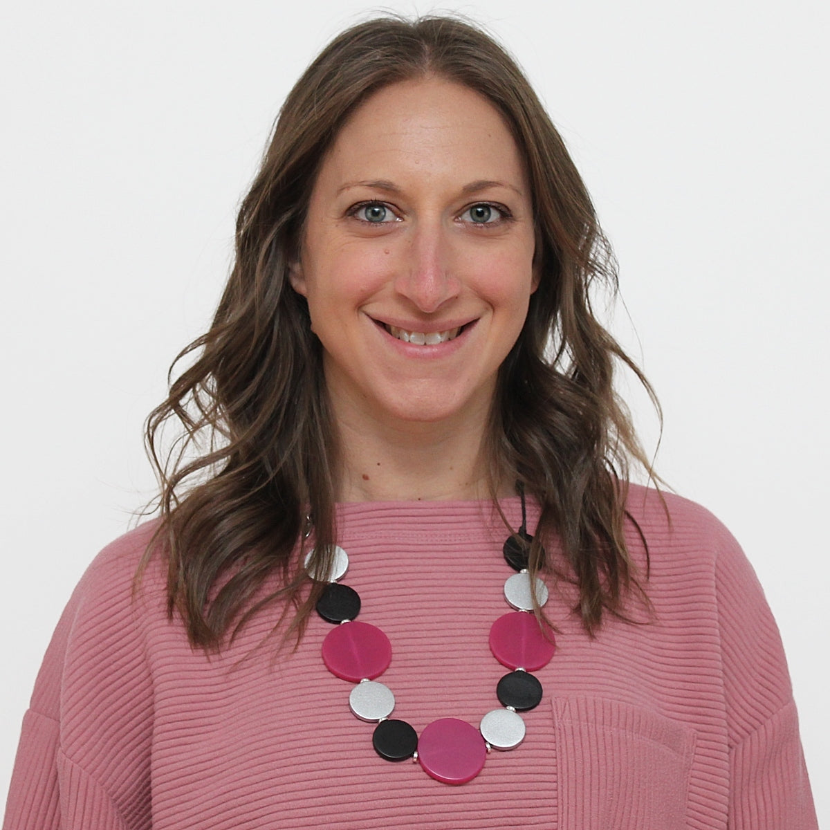 Fuchsia Jade Necklace