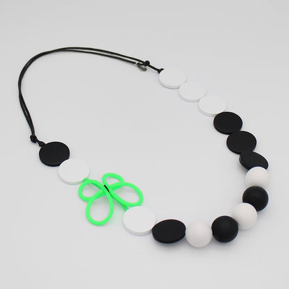 Simplistic Green Butterfly Necklace