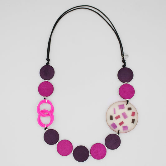 Shades of Purple Junia Necklace