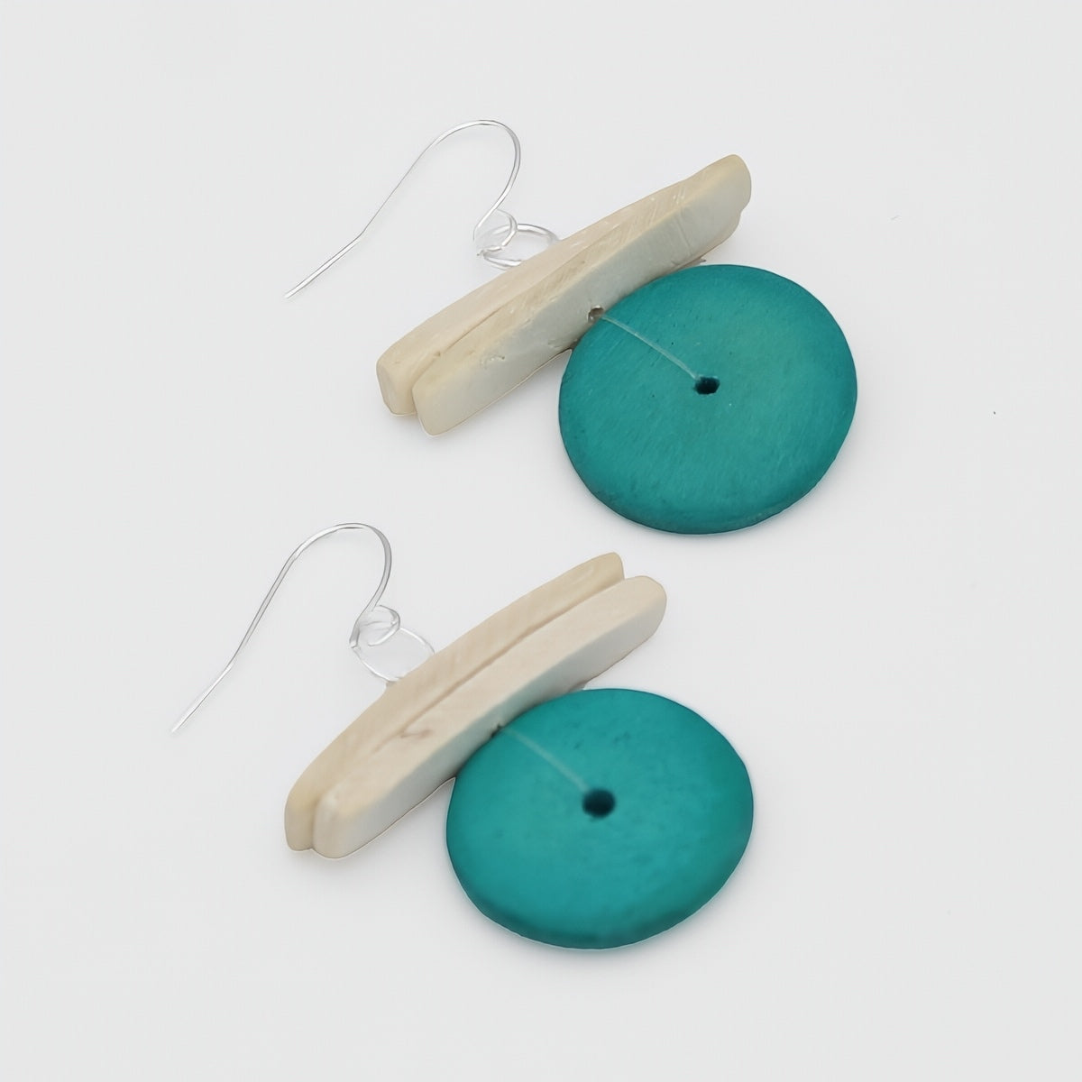 Aqua Billie Dangle Earring - Sylca Designs - Chunky Jewelry