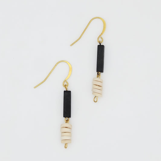 Ivory Layla Dangle Earring - Sylca Designs - Chunky Jewelry