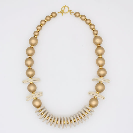 Ivory Skylar Coastal Aura Necklace - Sylca Designs - Chunky Jewelry