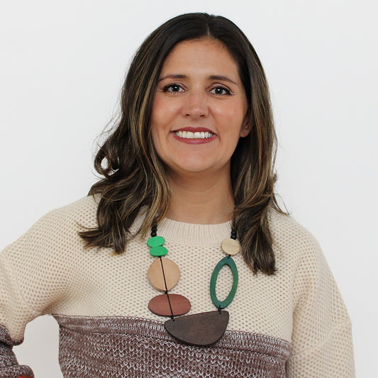Green Geometric Nevaeh Necklace - Sylca Designs - Chunky Jewelry