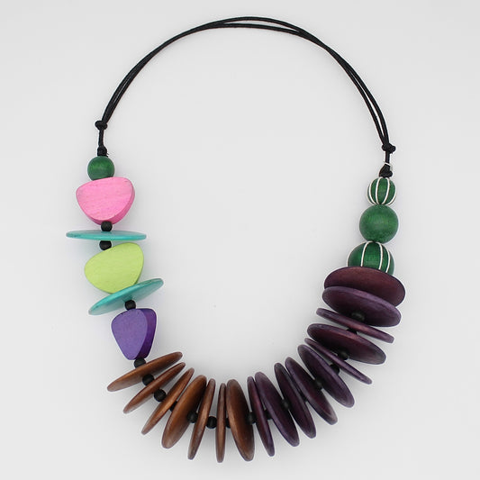 Multicolor Mixed Bead Julieta Necklace