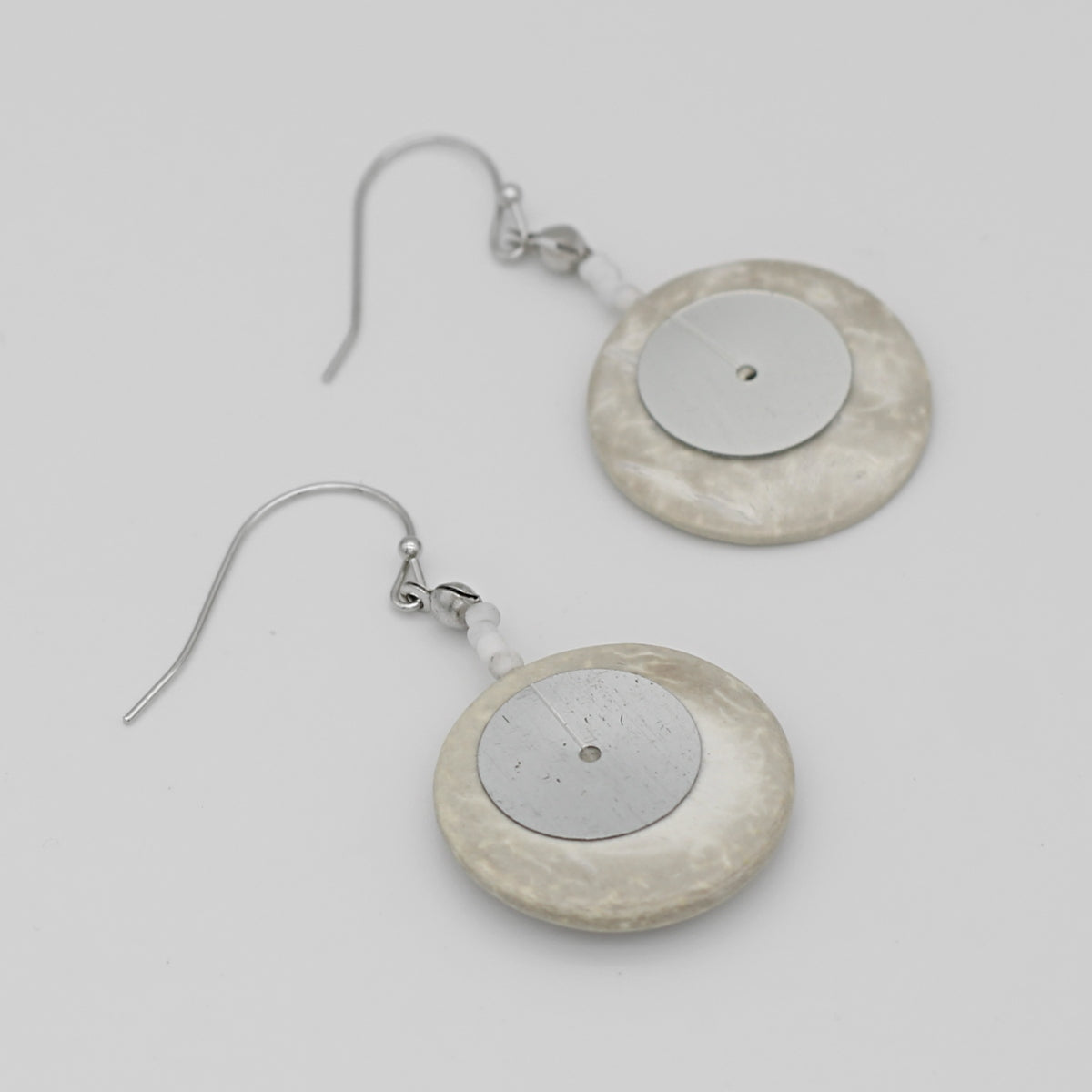 Ivory Odell Earrings - Sylca Designs - Chunky Jewelry