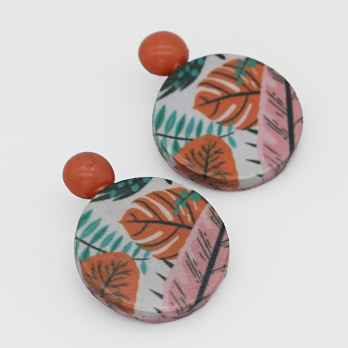 Tropical Decoupage Earrings