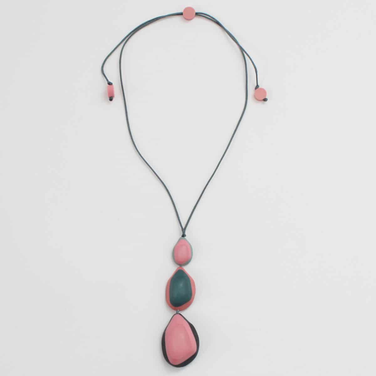 multicolor hues pendant necklace