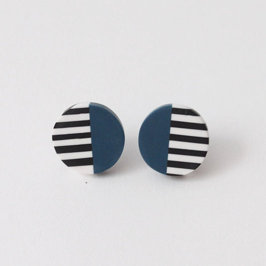 Steel Chloe Earrings - Sylca Designs - Chunky Jewelry