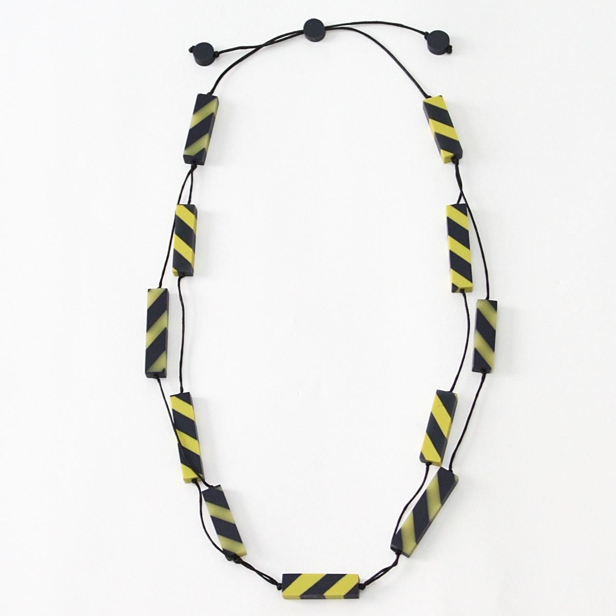 Lime & Navy Alicia Necklace - Sylca Designs - Chunky Jewelry
