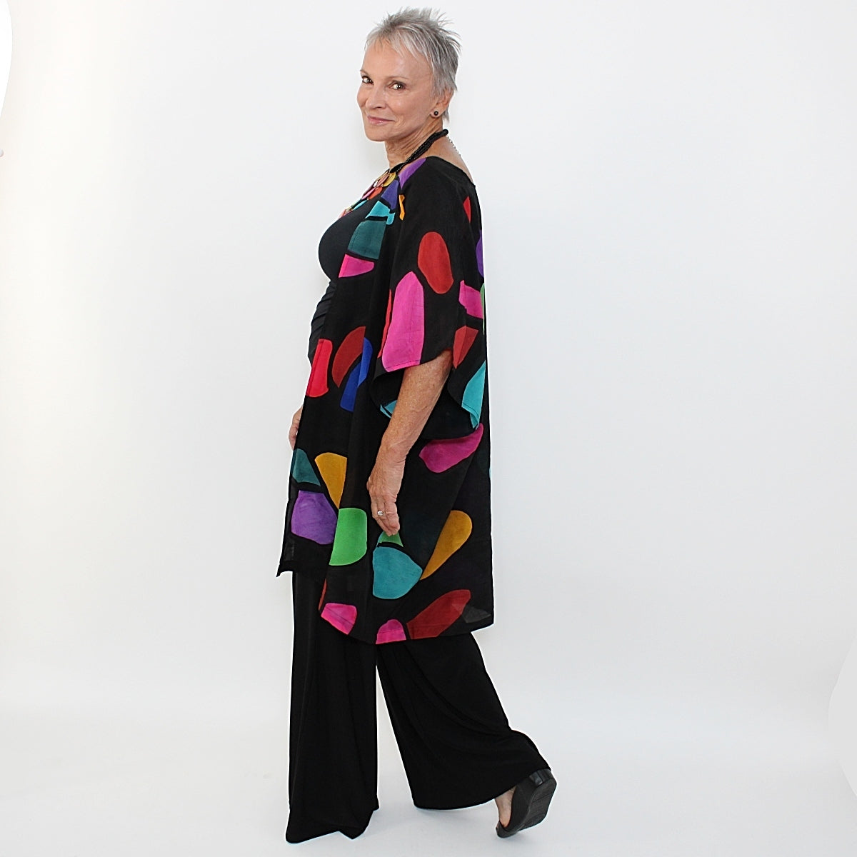 Jewel Tone Dramatic Kimono
