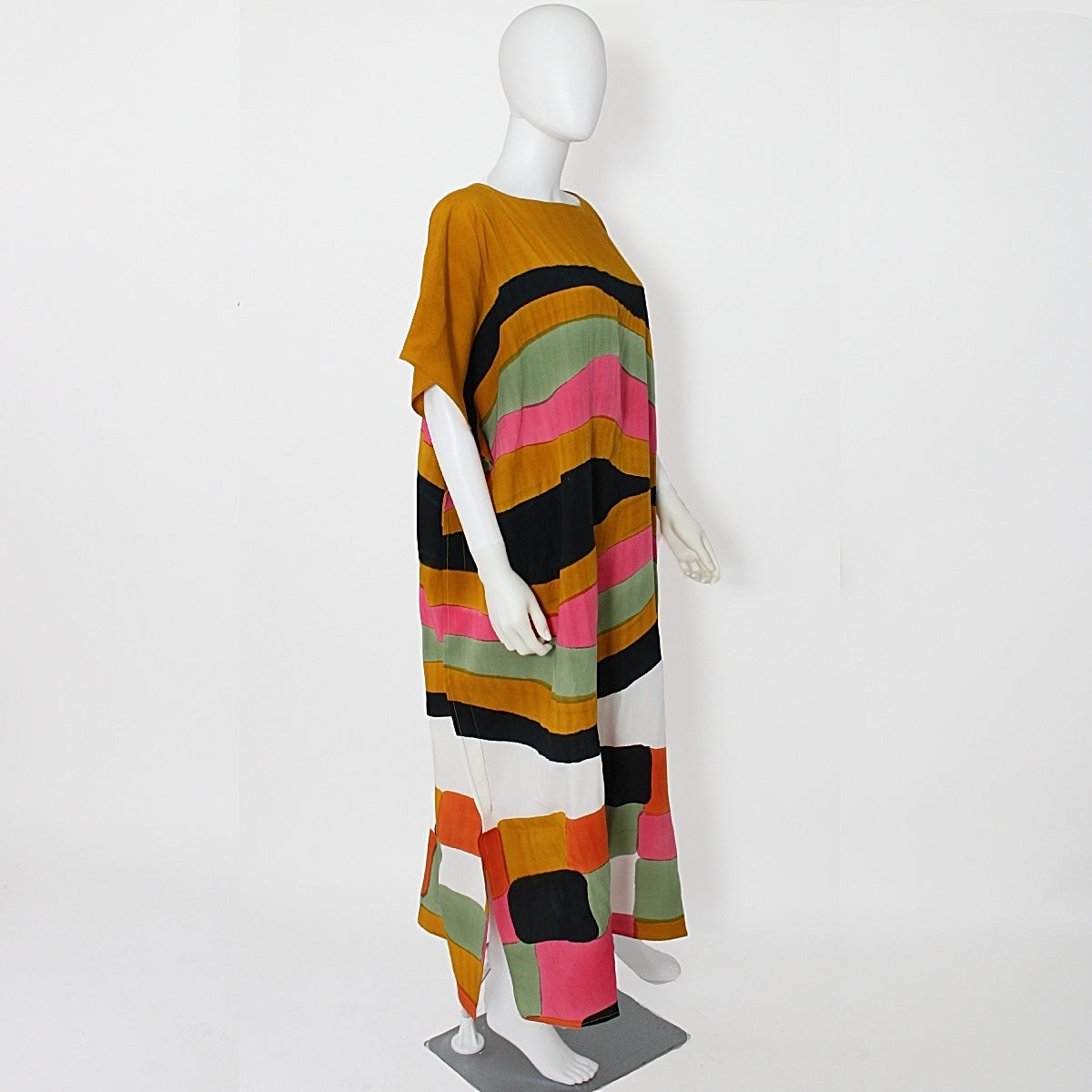 Yellow and Pink Sunset Kaftan