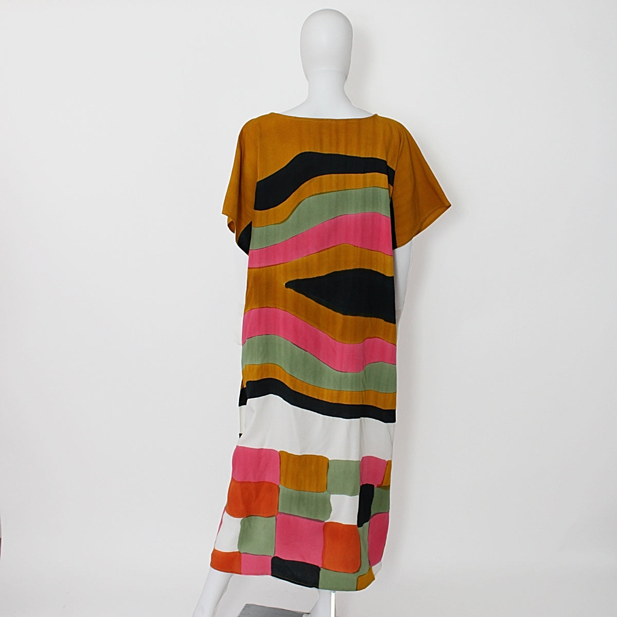 Yellow and Pink Sunset Kaftan