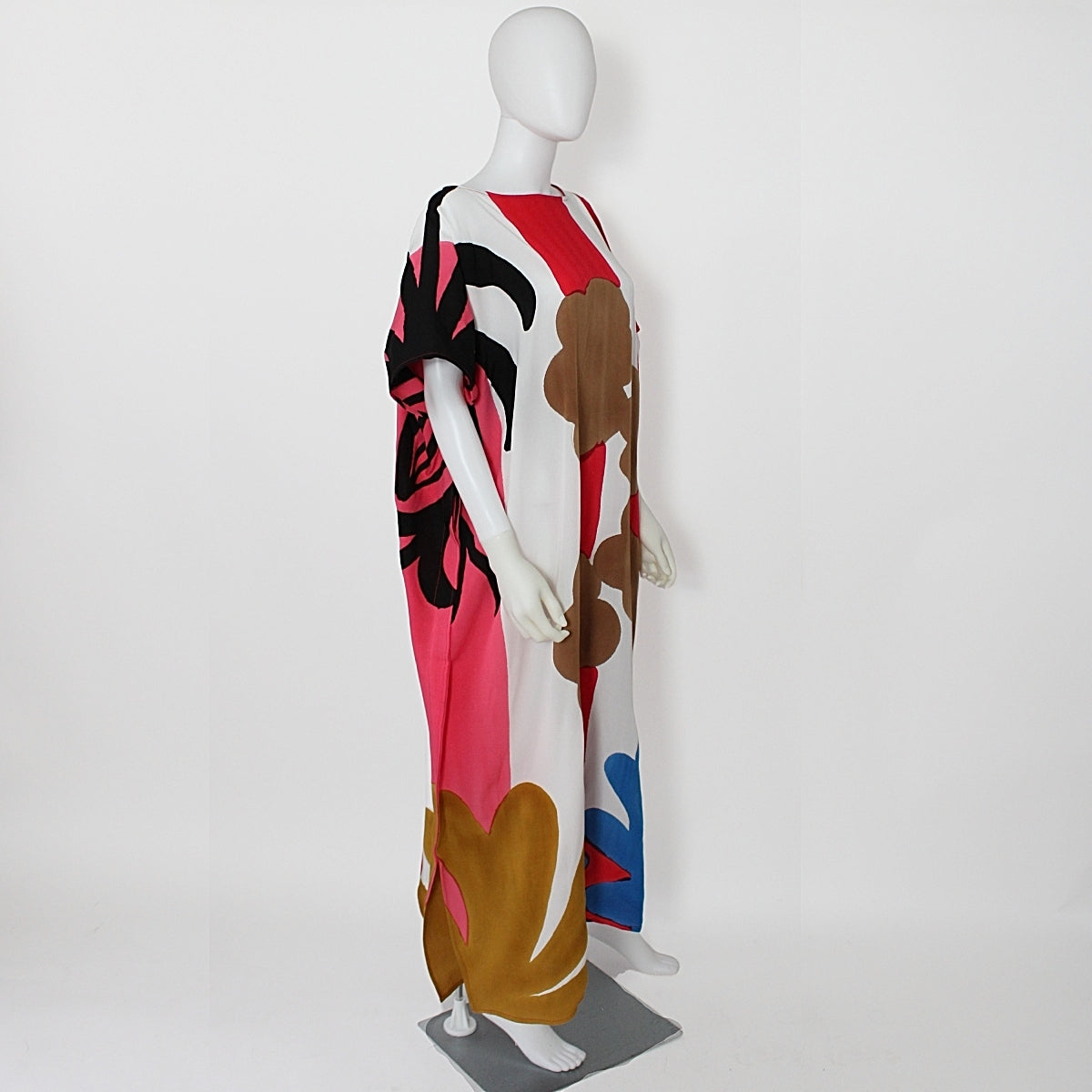 Taupe Leaves Kaftan