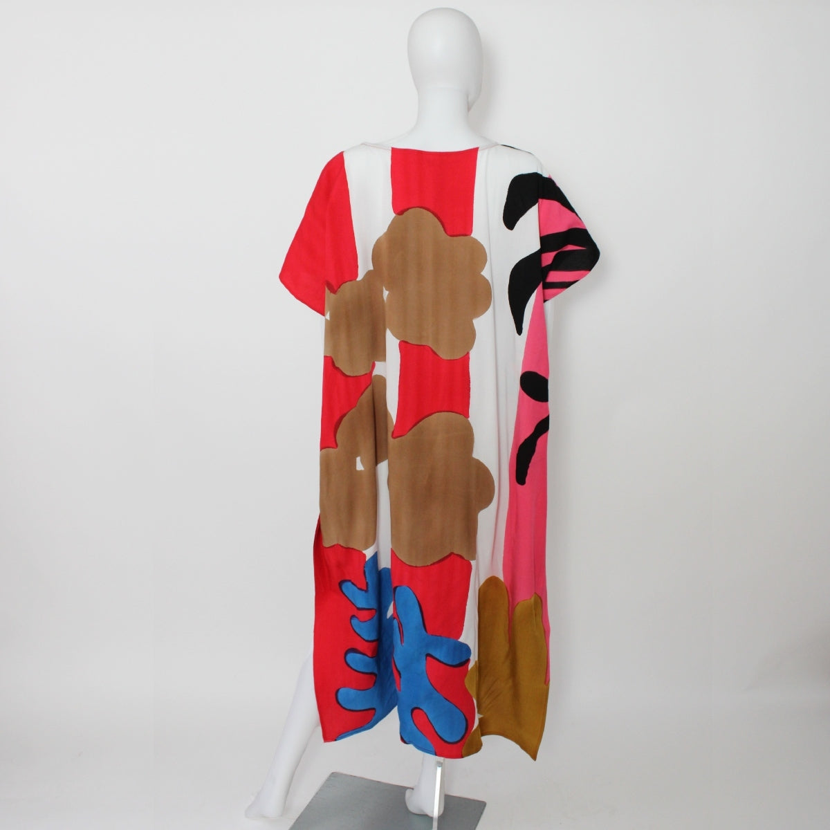Taupe Leaves Kaftan