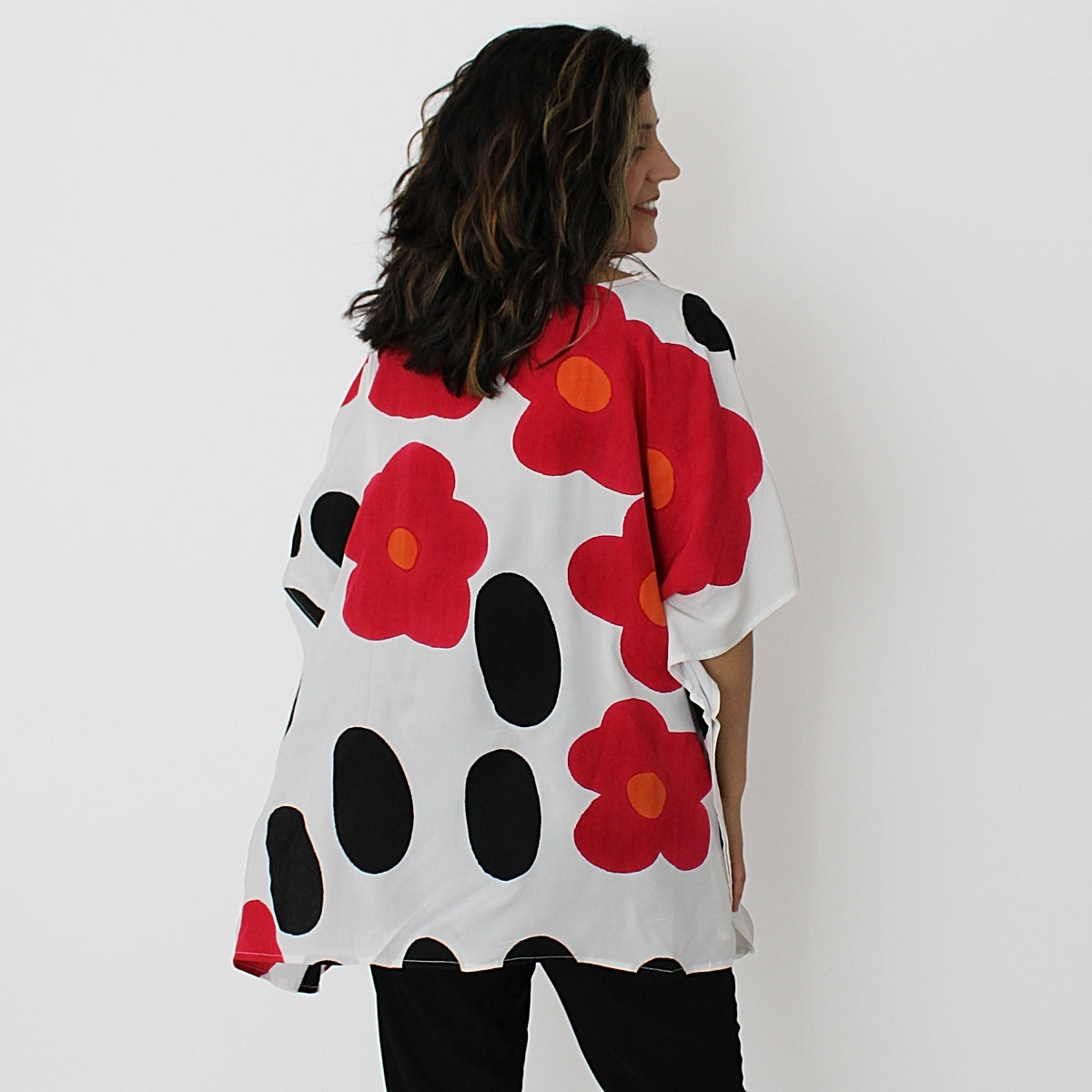 Pink Poppies Blouse
