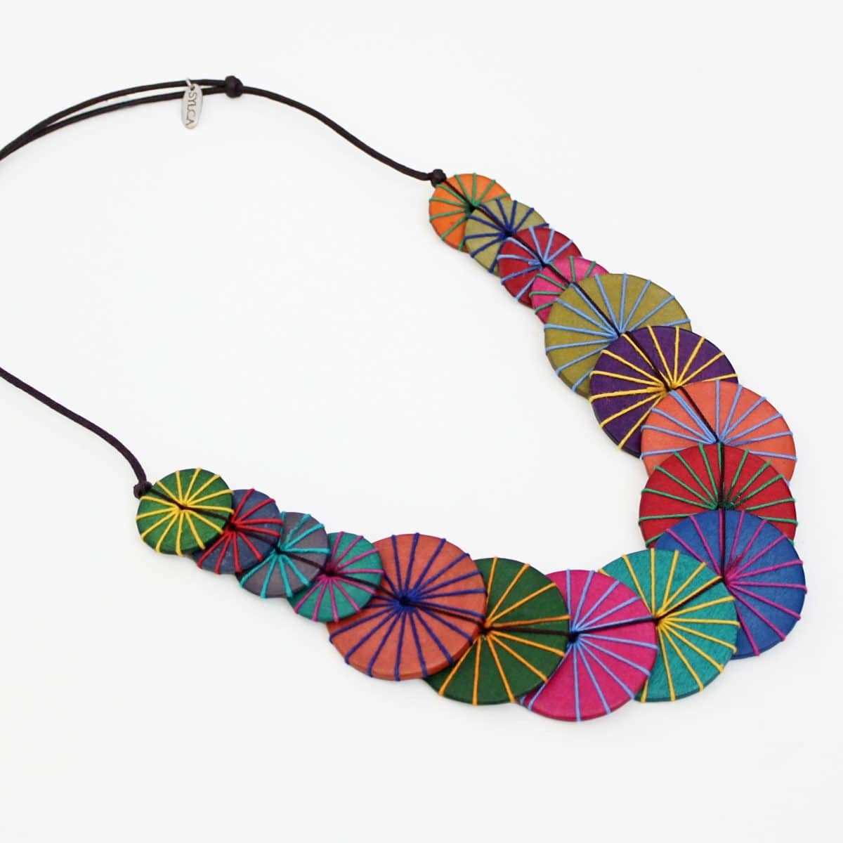 Multicolored Azalea Necklace - Sylca Designs - Chunky Jewelry