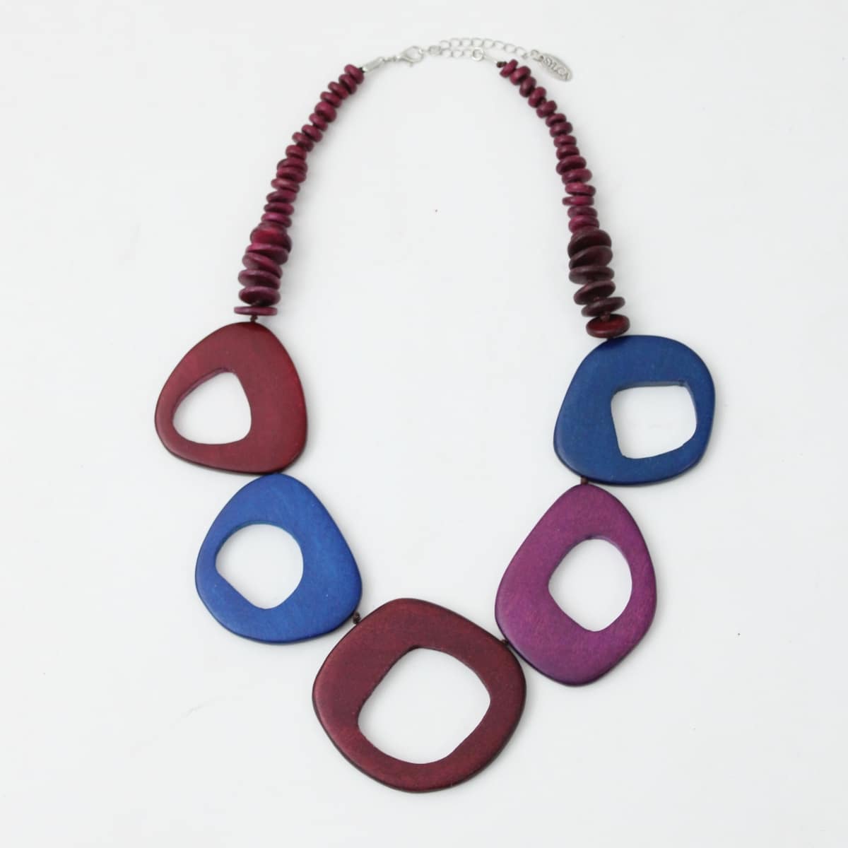 Purple Wood necklace
