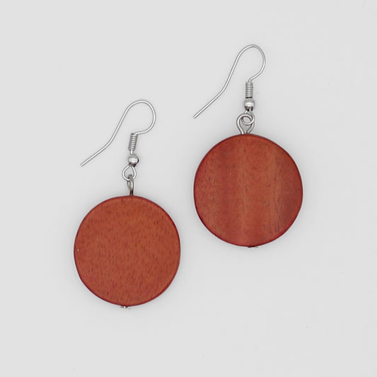 Rust Statement Earrings - Sylca Designs - Chunky Jewelry