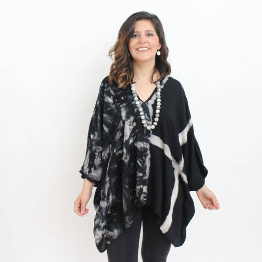 Dual Design Blouse - Sylca Designs - Chunky Jewelry