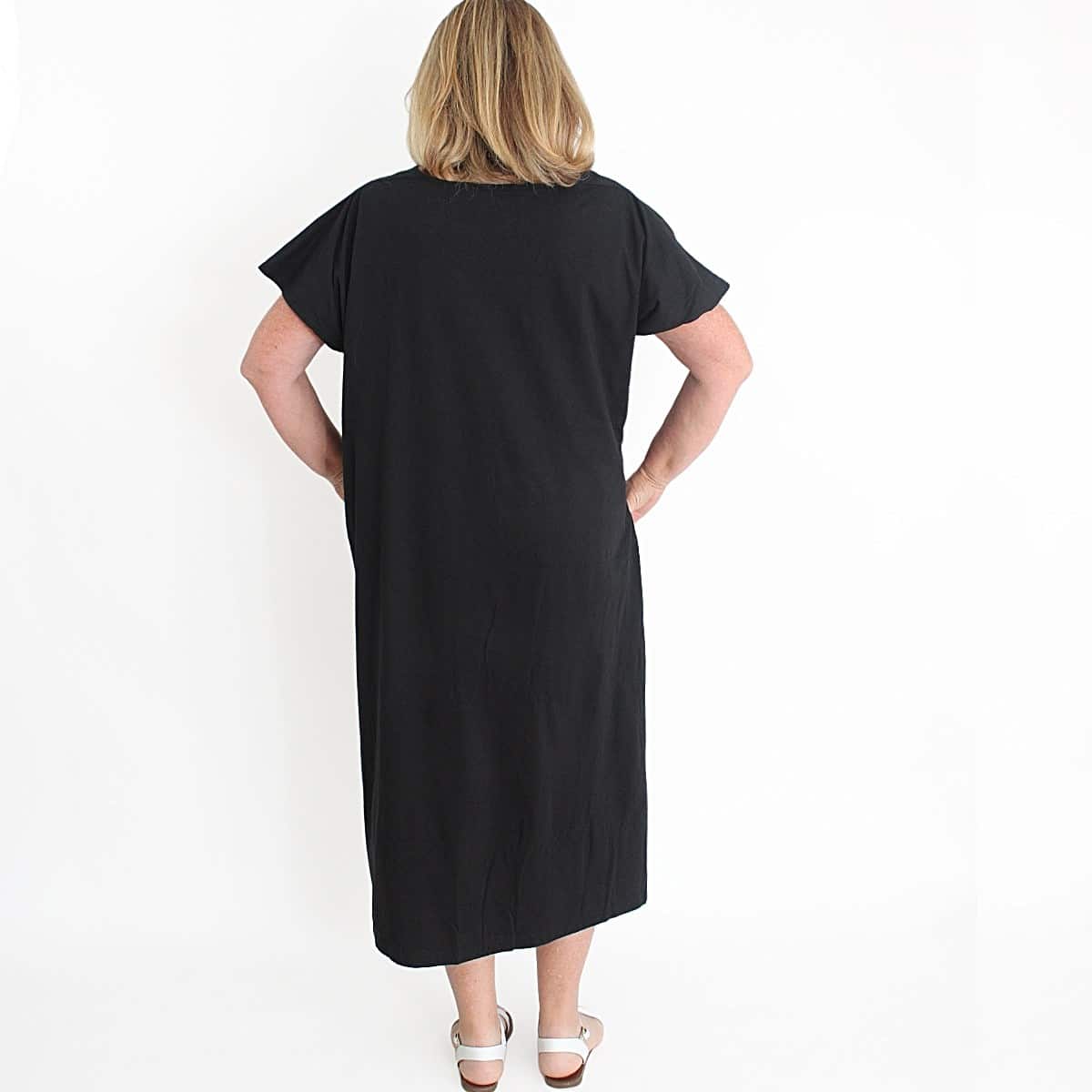 Geometric Stripe and Dot Design Caftan - Sylca Designs - Chunky Jewelry