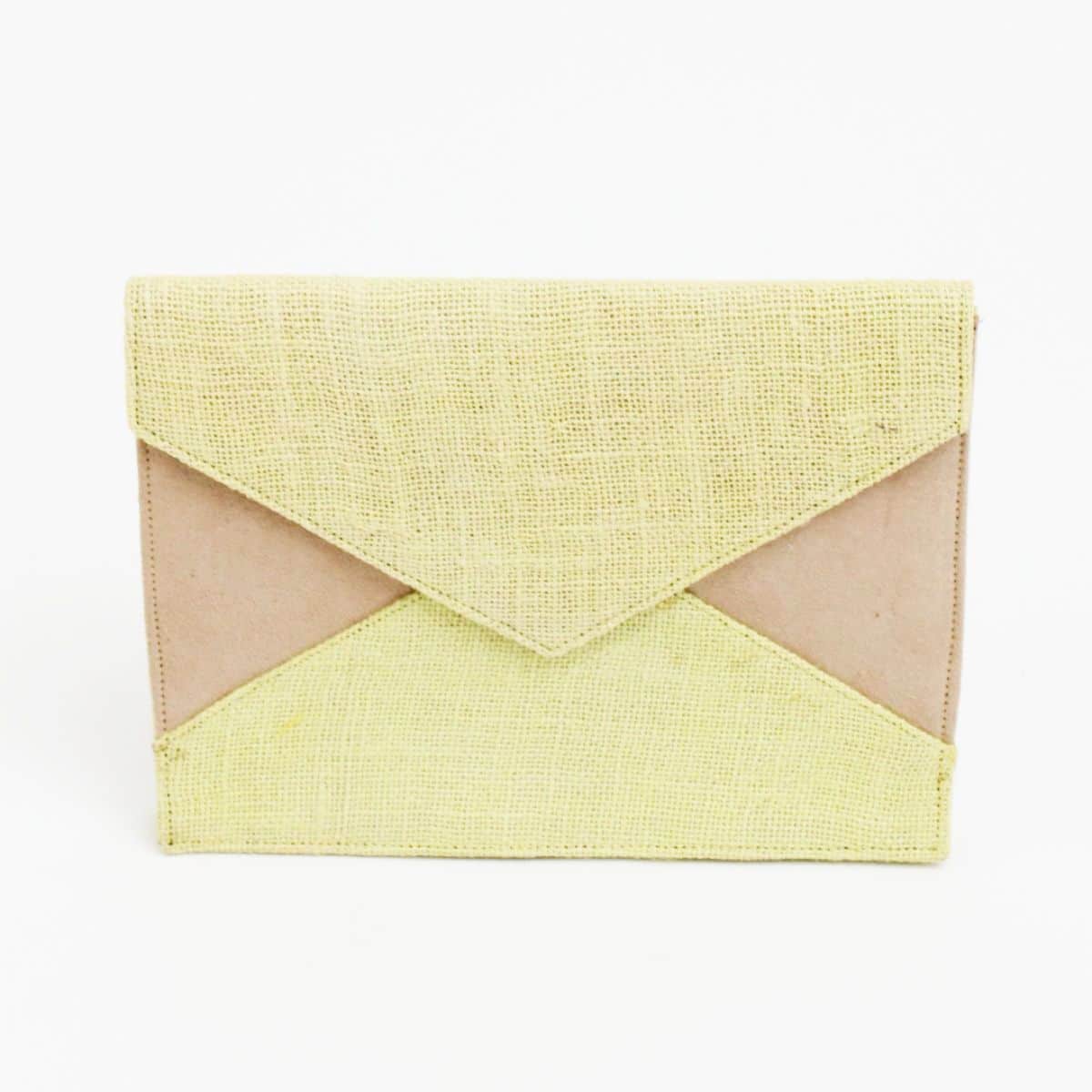 Handcrafted Yellow Statement Clutch by Sylca - Sylca Designs - Chunky Jewelry