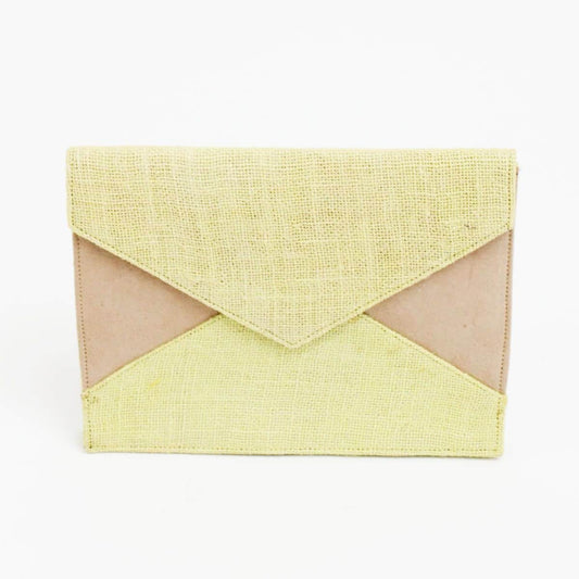 Handcrafted Yellow Statement Clutch by Sylca - Sylca Designs - Chunky Jewelry