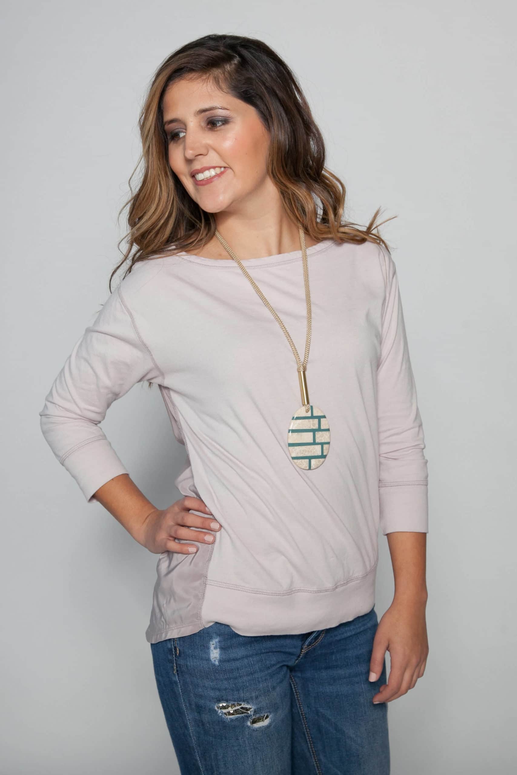Teal Brick Lucia Necklace - Sylca Designs - Chunky Jewelry