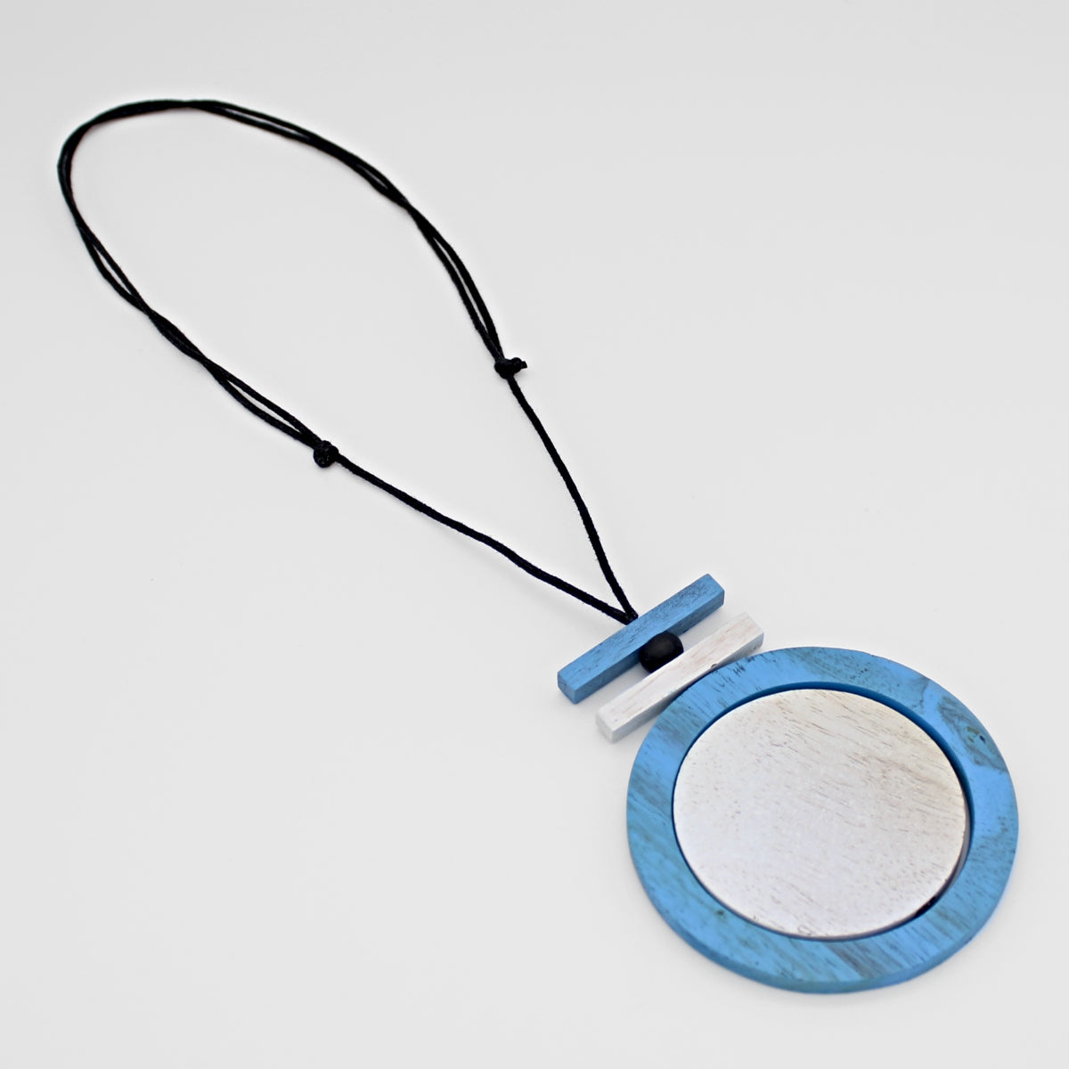 Blue Harley Pendant Necklace