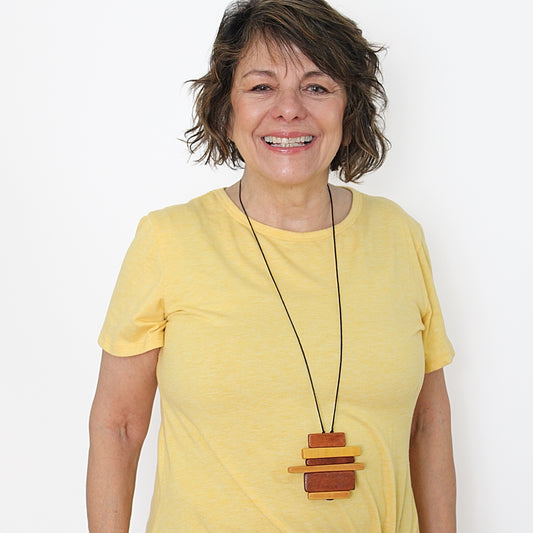 Brown Mallory Pendant - Sylca Designs - Chunky Jewelry