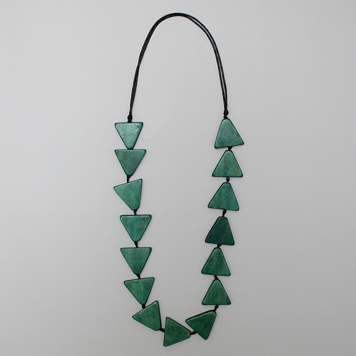 Teal Triangle Joyce Necklace