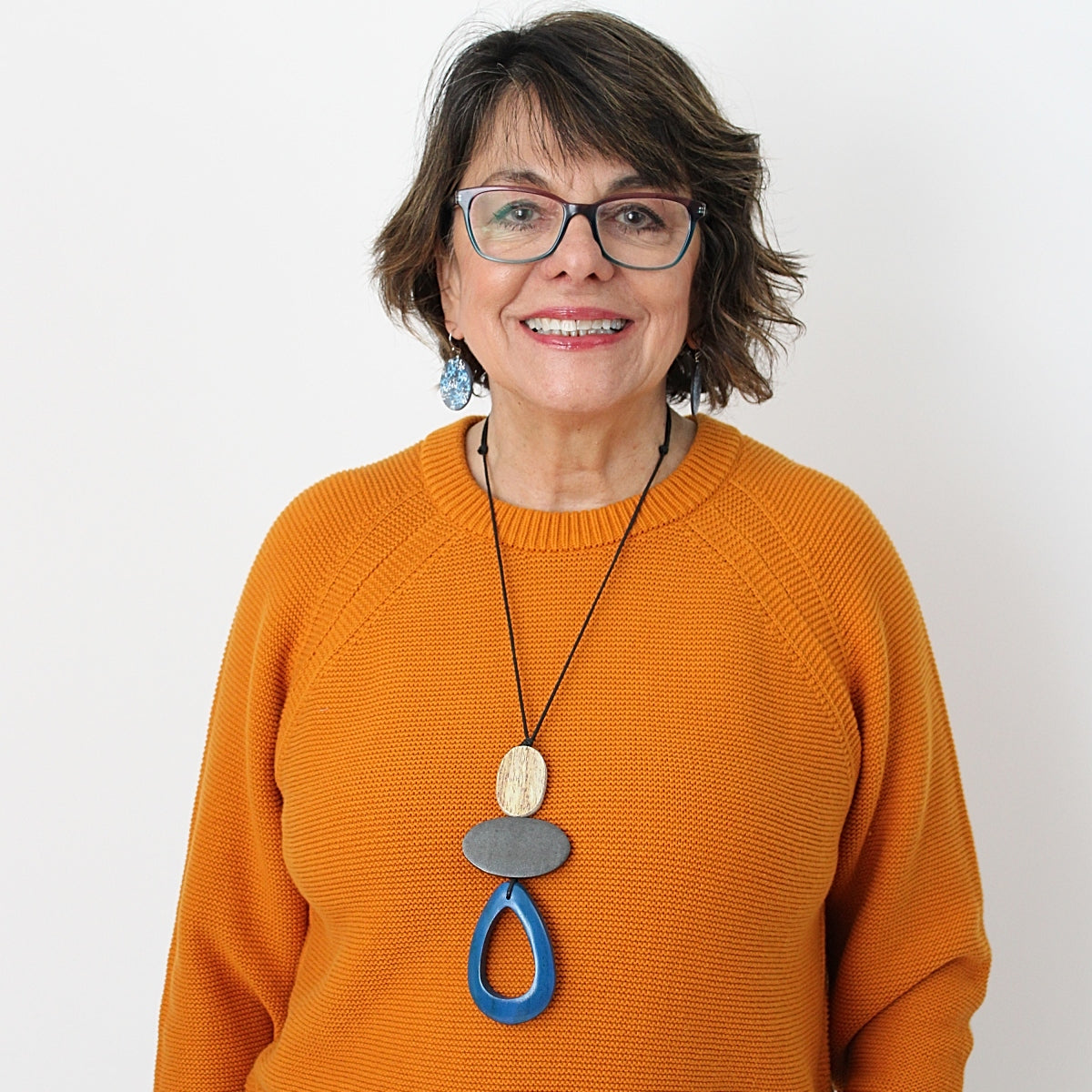 Blue Calia Pendant Necklace