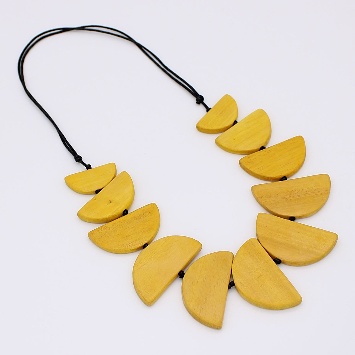 Yellow Half Moon Hazel Necklace