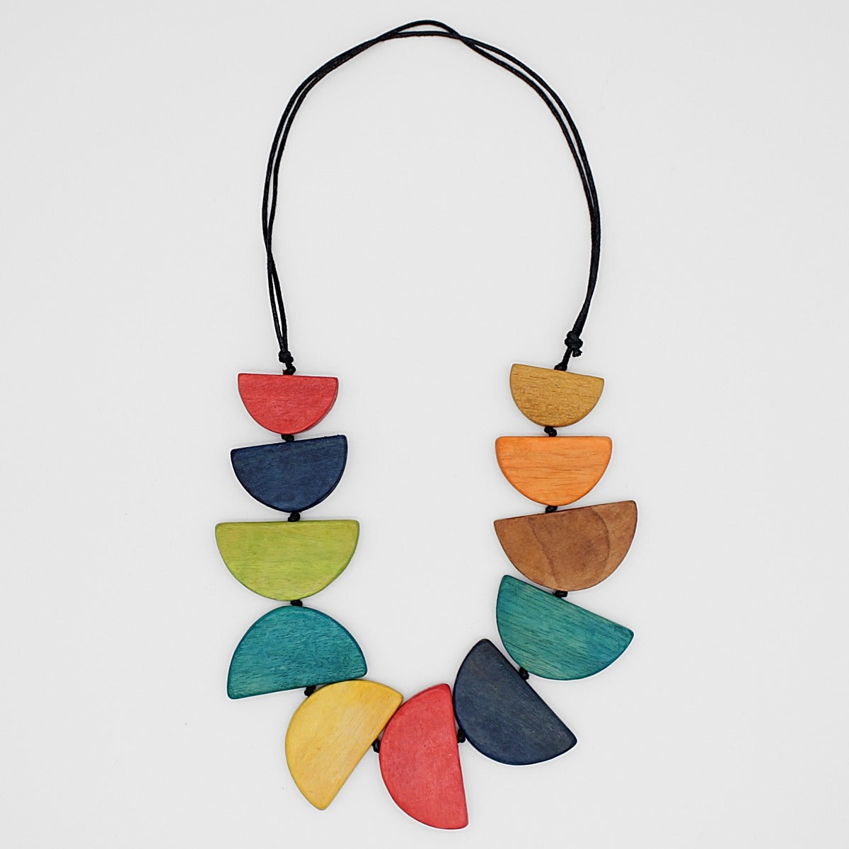Multi Color Half Moon Hazel Necklace