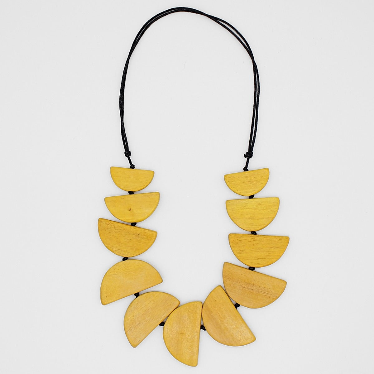 Yellow Half Moon Hazel Necklace