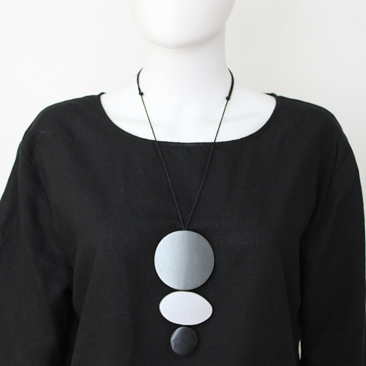 Black Lolita Pendant Necklace